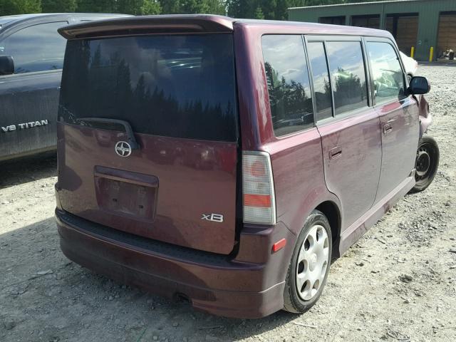 JTLKT324950203465 - 2005 TOYOTA SCION XB 紫色 照片 4