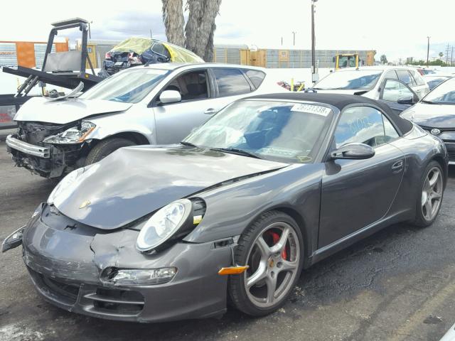 WP0CB29967S776135 - 2007 PORSCHE 911 CARRER GRAY photo 2