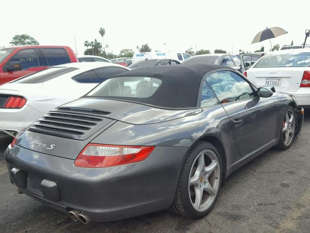 WP0CB29967S776135 - 2007 PORSCHE 911 CARRER GRAY photo 4