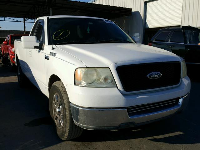 1FTRF12245KA96138 - 2005 FORD F150 WHITE photo 1