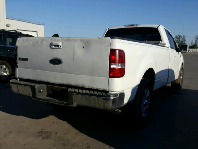 1FTRF12245KA96138 - 2005 FORD F150 WHITE photo 4