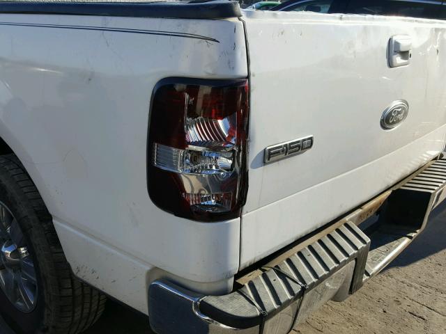 1FTRF12245KA96138 - 2005 FORD F150 Սպիտակ լուսանկար 9