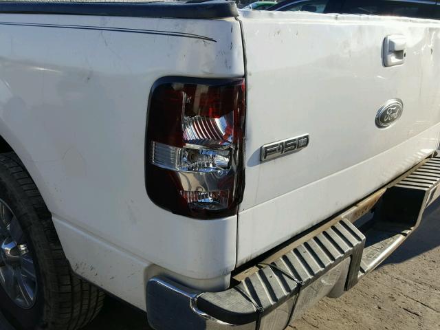 1FTRF12245KA96138 - 2005 FORD F150 WHITE photo 9