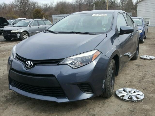 5YFBURHE9EP127151 - 2014 TOYOTA COROLLA L CHARCOAL photo 2