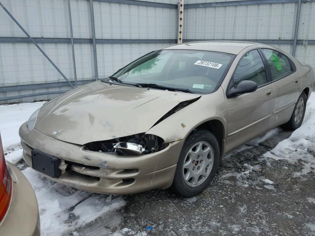 2B3HD46RX2H280479 - 2002 DODGE INTREPID S 金色 照片 2