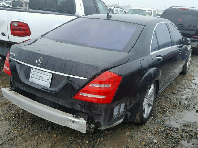 WDDNG7BB6AA330056 - 2010 MERCEDES-BENZ S 550 BLACK photo 4