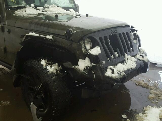 1C4AJWAG5FL706081 - 2015 JEEP WRANGLER S GREEN photo 9