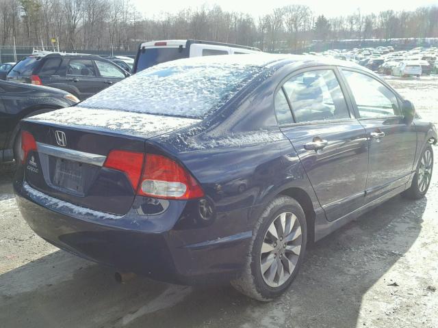 19XFA1F88AE022542 - 2010 HONDA CIVIC EX Mavi foto 4