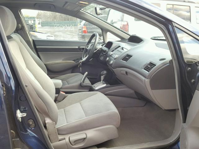 19XFA1F88AE022542 - 2010 HONDA CIVIC EX Mavi foto 5