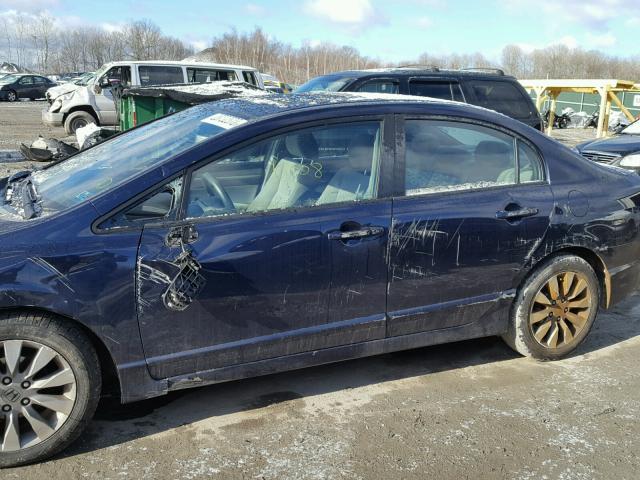 19XFA1F88AE022542 - 2010 HONDA CIVIC EX Mavi foto 9