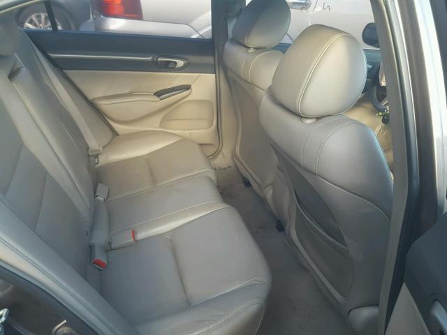 1HGFA16979L004966 - 2009 HONDA CIVIC EXL BROWN photo 6