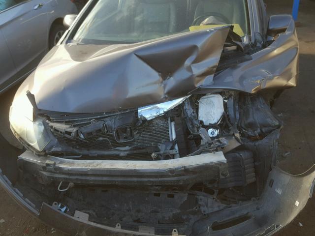 1HGFA16979L004966 - 2009 HONDA CIVIC EXL BROWN photo 7