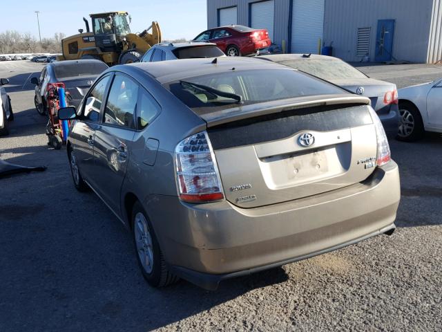 JTDKB20U867505172 - 2006 TOYOTA PRIUS GOLD photo 3