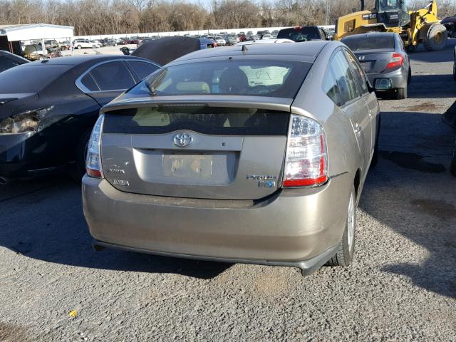 JTDKB20U867505172 - 2006 TOYOTA PRIUS GOLD photo 4