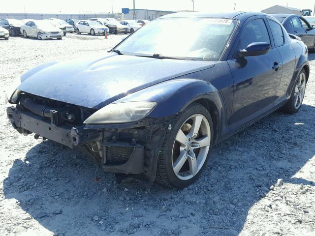 JM1FE173370208692 - 2007 MAZDA RX8 BLUE photo 2