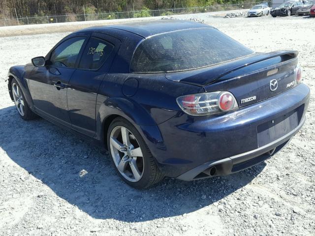 JM1FE173370208692 - 2007 MAZDA RX8 BLUE photo 3