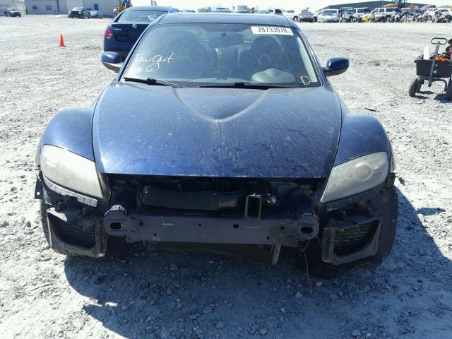 JM1FE173370208692 - 2007 MAZDA RX8 BLUE photo 9