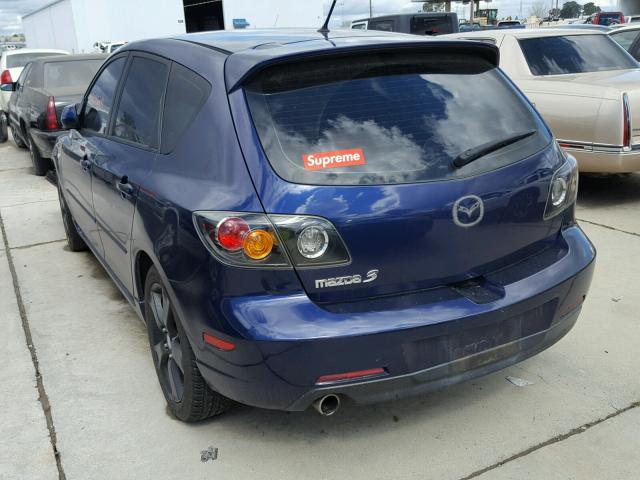 JM1BK343041115870 - 2004 MAZDA 3 HATCHBAC PURPLE photo 3