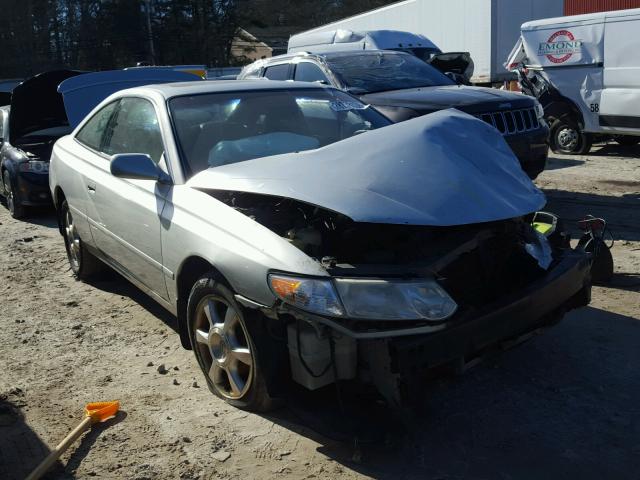 2T1CF28P42C570827 - 2002 TOYOTA CAMRY SOLA SILVER photo 1