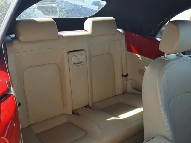 3VWRF31Y67M419955 - 2007 VOLKSWAGEN NEW BEETLE 红色 照片 6