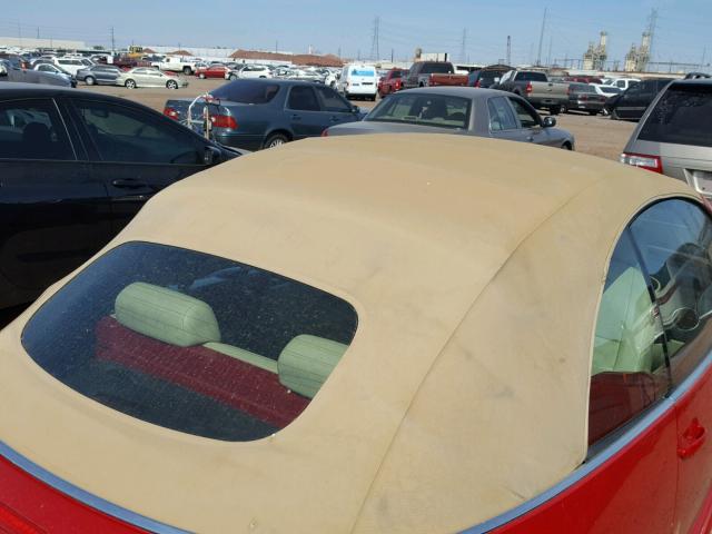 3VWRF31Y67M419955 - 2007 VOLKSWAGEN NEW BEETLE 红色 照片 9