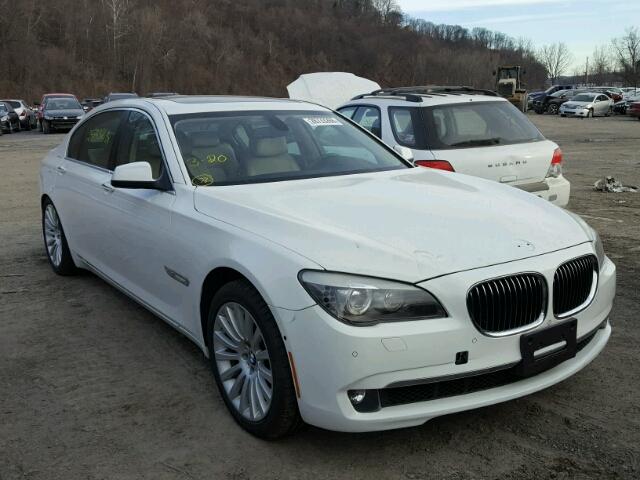 WBAKC8C52AC430583 - 2010 BMW 750 LI WHITE photo 1