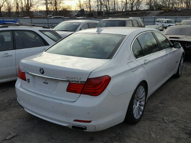 WBAKC8C52AC430583 - 2010 BMW 750 LI WHITE photo 4