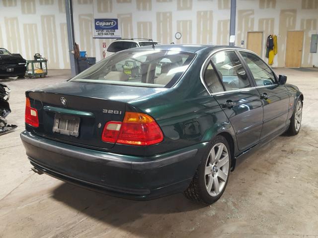 WBAAM5336XKG09670 - 1999 BMW 328I GREEN photo 4