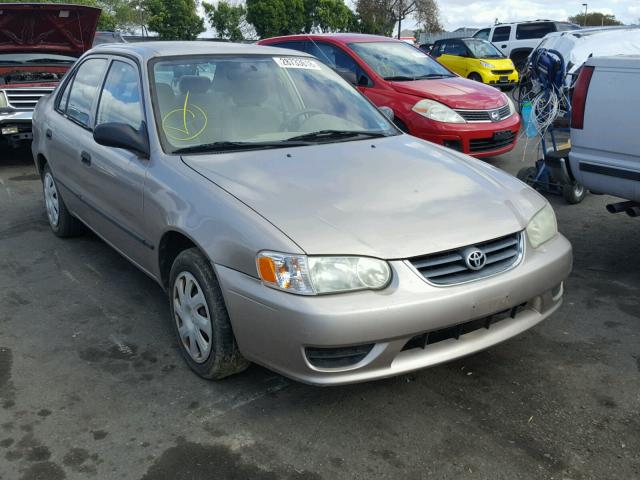 1NXBR12E31Z551882 - 2001 TOYOTA COROLLA CE TAN photo 1