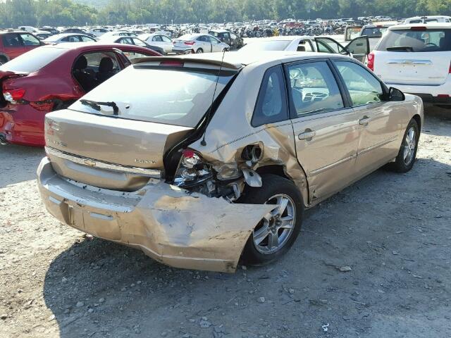 1G1ZT62825F181717 - 2005 CHEVROLET MALIBU MAX 金色 照片 4