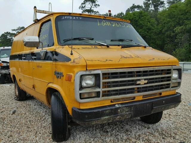 1GCGG35K5PF336465 - 1993 CHEVROLET G30 YELLOW photo 1