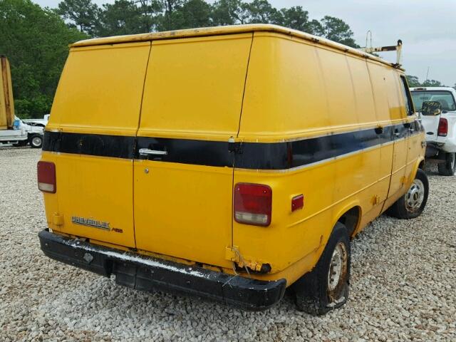 1GCGG35K5PF336465 - 1993 CHEVROLET G30 YELLOW photo 4