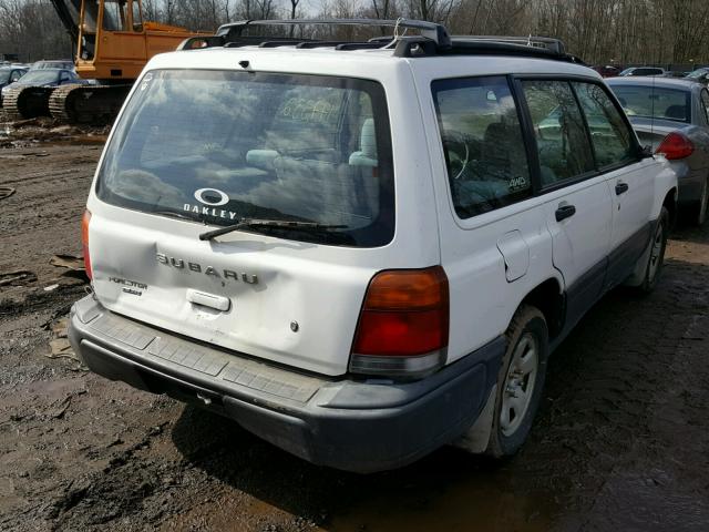 JF1SF6359WG771581 - 1998 SUBARU FORESTER L WHITE photo 4