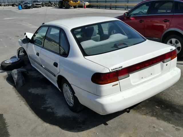 4S3BD4353V6216330 - 1997 SUBARU LEGACY L WHITE photo 3