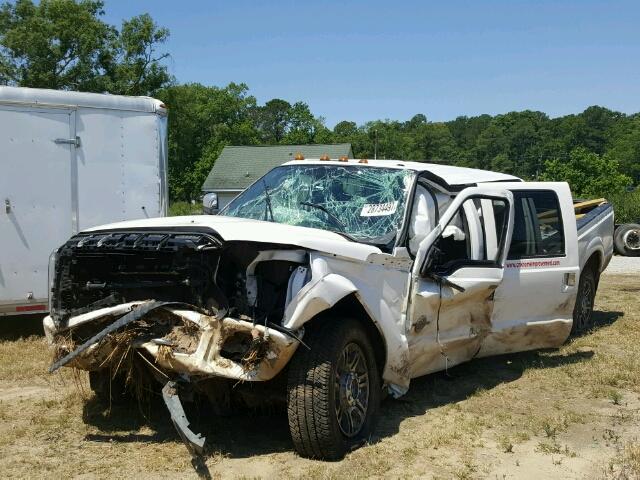 1FT8W3BTXGEC21676 - 2016 FORD F350 SUPER WHITE photo 2