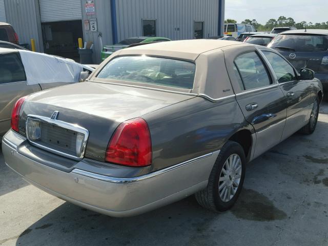 1LNHM82W03Y656370 - 2003 LINCOLN TOWN CAR S TWO TONE photo 4