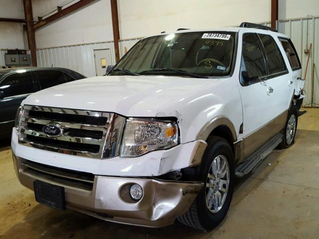 1FMJU1H50EEF14595 - 2014 FORD EXPEDITION WHITE photo 2