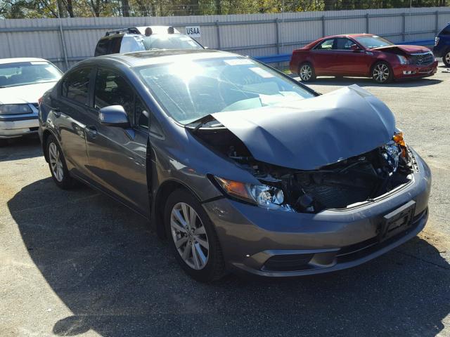 19XFB2F98CE025567 - 2012 HONDA CIVIC EXL GRAY photo 1