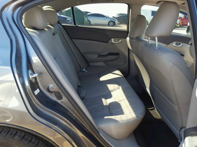 19XFB2F98CE025567 - 2012 HONDA CIVIC EXL GRAY photo 6