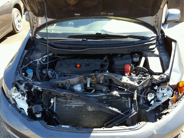 19XFB2F98CE025567 - 2012 HONDA CIVIC EXL GRAY photo 7