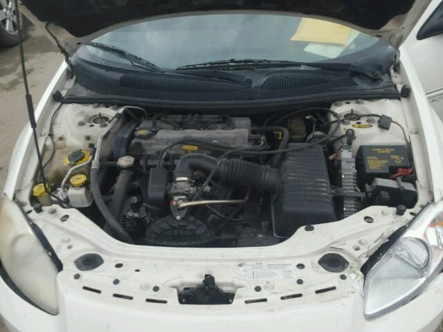 1B3EJ46X71N713031 - 2001 DODGE STRATUS SE WHITE photo 7