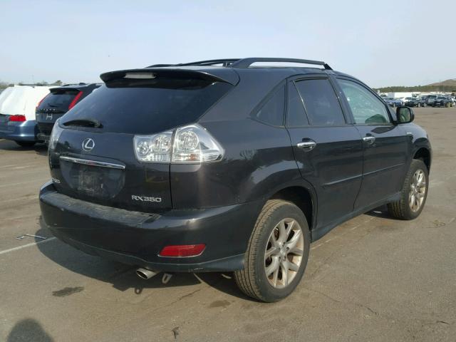 2T2HK31U29C099418 - 2009 LEXUS RX 350 GRAY photo 4