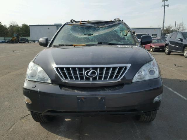 2T2HK31U29C099418 - 2009 LEXUS RX 350 GRAY photo 9