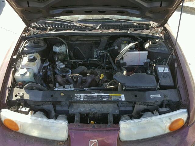 1G8ZF52852Z221818 - 2002 SATURN SL RED photo 7