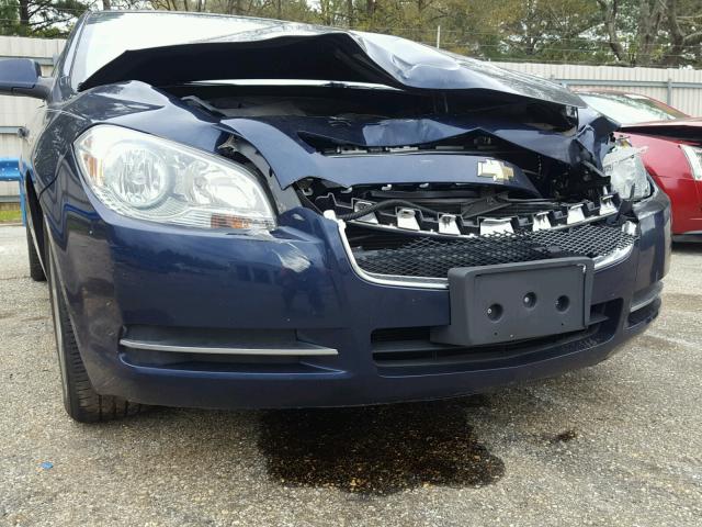 1G1ZH57B184259274 - 2008 CHEVROLET MALIBU 1LT BLUE photo 9