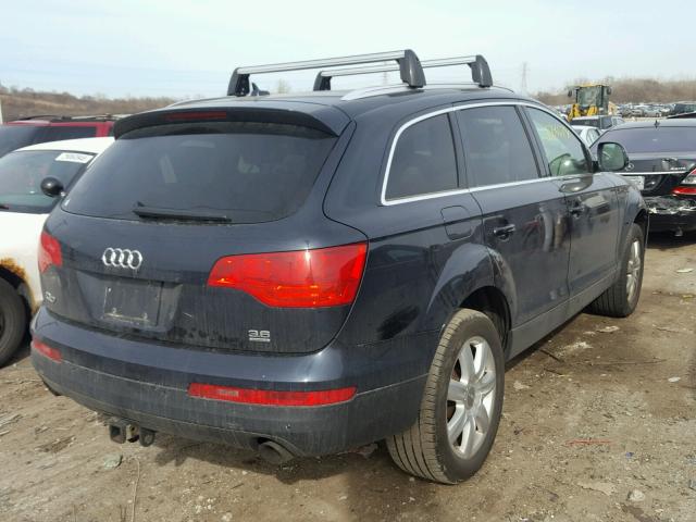 WA1BY74L88D043904 - 2008 AUDI Q7 3.6 QUA BLUE photo 4