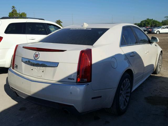 1G6DP5ED9B0141323 - 2011 CADILLAC CTS PREMIU WHITE photo 4