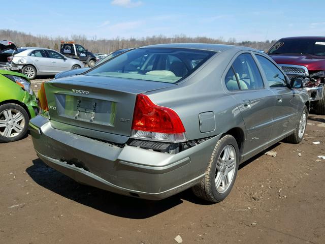 YV1RS592882679819 - 2008 VOLVO S60 2.5T GREEN photo 4