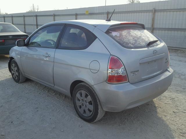 KMHCM3AC0AU151339 - 2010 HYUNDAI ACCENT BLU GRAY photo 3