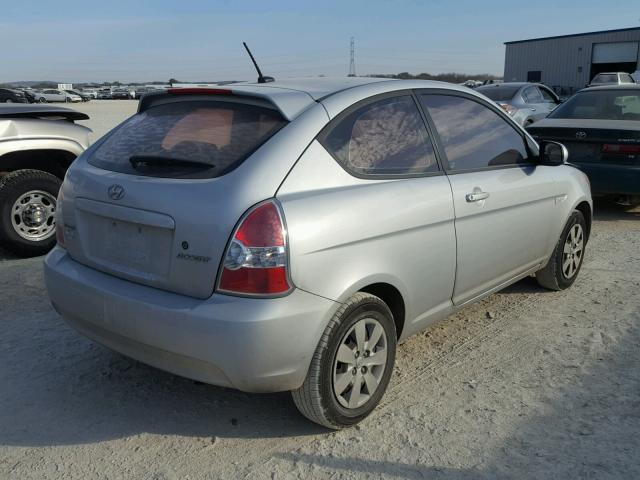 KMHCM3AC0AU151339 - 2010 HYUNDAI ACCENT BLU GRAY photo 4